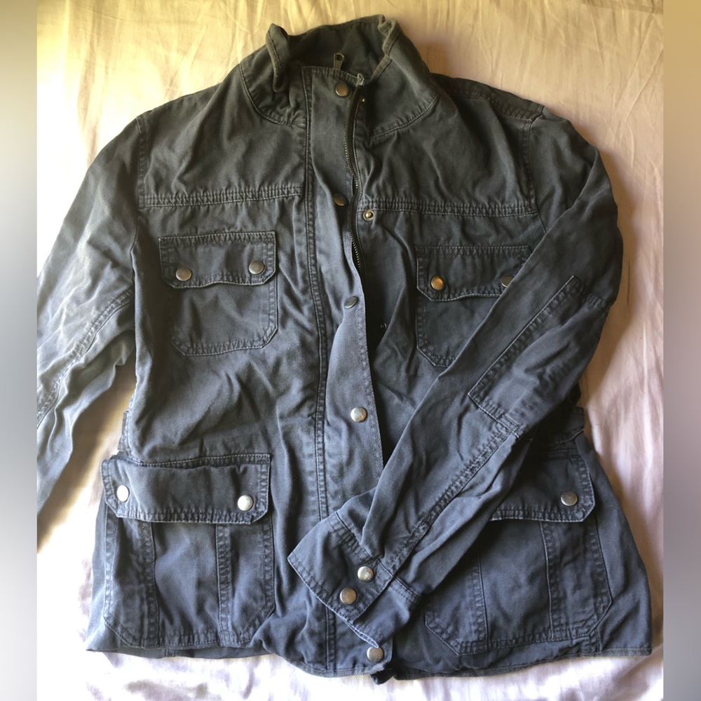 Gray Kut from the Kloth military jacket